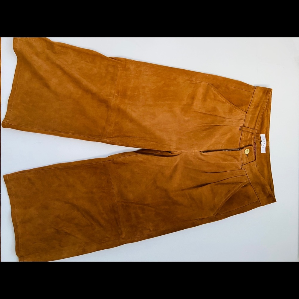 Frame Denim Suede Gaucho Cropped Pant 🥃